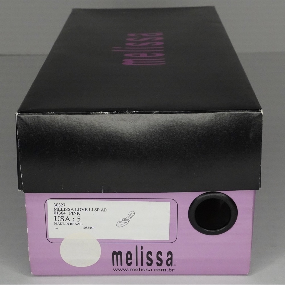 ✨HP!✨ ⏰ Melissa Love Li Pink Sandals NWT - Picture 9 of 9
